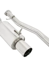 Megan Racing Drift Spec Style Catback Exhaust System w/4.5inch Stainless Steel Flat Tip and Silencer Nissan 350Z 2003-2008                                     - MR-CBS-N3Z-DS - Image 2