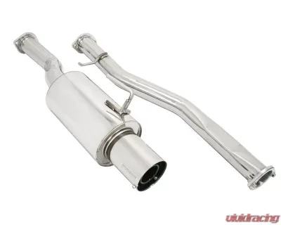 Megan Racing Drift Spec Style Catback Exhaust System w/4.5inch Stainless Steel Flat Tip and Silencer Nissan 350Z 2003-2008 - MR-CBS-N3Z-DS