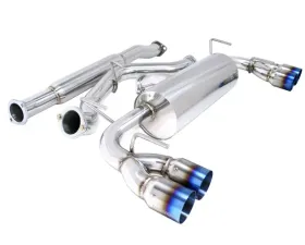Megan Racing OE RS Series Catback Exhaust System with Dual Titanium Tips Subaru WRX | STI Hatchback 2008-2022