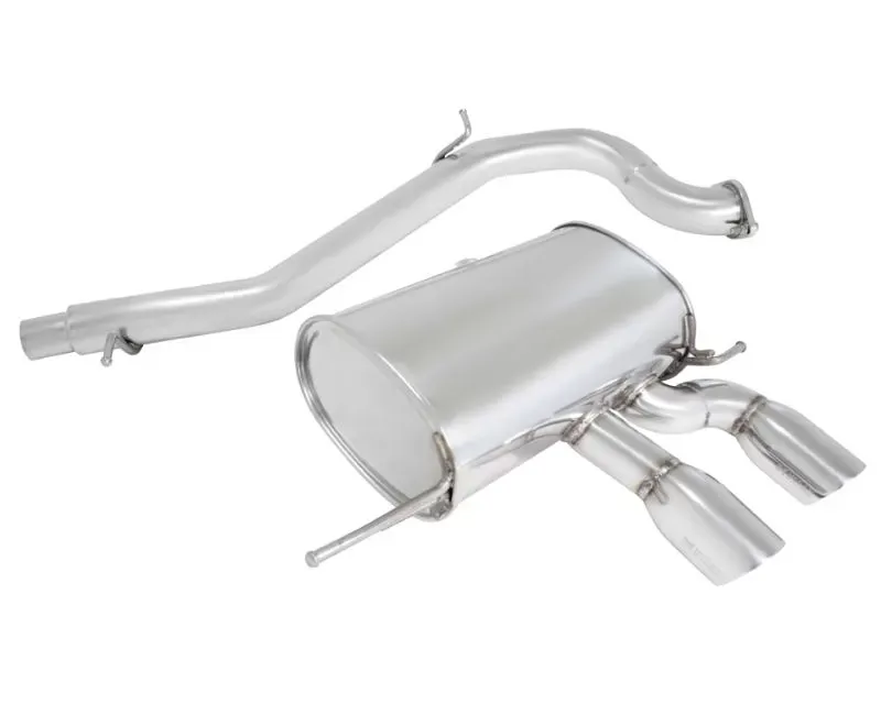 Megan Racing Turbo Type (Stainless Rolled Tips) Volkswagen Golf R 2012-2013 - MR-CBS-VWGR12-SRT