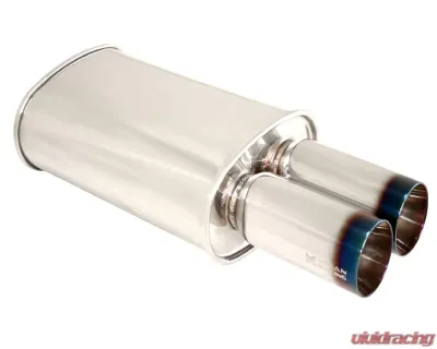 Megan Racing Universal Exhaust M-DT Burnt Tip Muffler - MR-MU-MDT-2