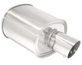 Megan Racing M-OE Stainless Steel Muffler with Single 3.5inch Tip and Silencer