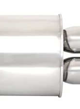 Megan Racing Universal Exhaust M-VO Muffler Dual Burnt Tips                                     - MR-MU-MVO-2 - Image 2
