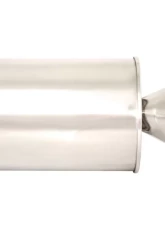 Megan Racing Universal Exhaust O-ST Muffler (Single Oval Burnt Tip)                                     - MR-MU-OST-2 - Image 2