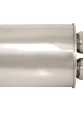 Megan Racing Universal Exhaust O-VA Muffler (Dual Oval Burnt Tips)                                     - MR-MU-OVA-2 - Image 2