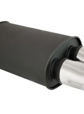 Megan Racing Universal Exhaust O-VA Muffler Black (Dual Oval Tips)                                     - MR-MU-OVA-B - Image 2