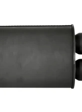 Megan Racing Universal Exhaust O-VA Muffler Black (Dual Oval Tips)                                     - MR-MU-OVA-B - Image 2