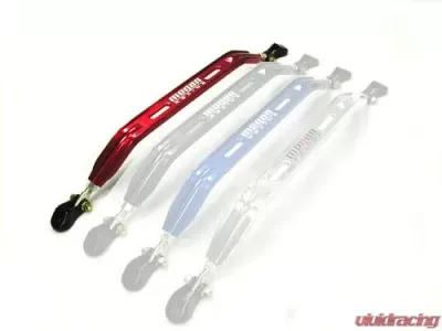 Megan Racing Front Lower Bar-Red Acura Integra | Honda Civic 1988-2000 - MR-SB-HC88FL-R