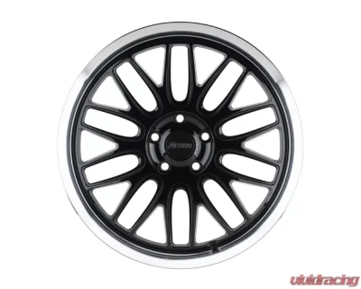 Petrol P4C Wheel 18x8 5x115 40 Gloss Black w/Machined Lip - 1880P4C405115B76