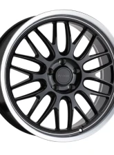 Petrol P4C Wheel 18x8 5x115 40 Gloss Black w/Machined Lip                                     - 1880P4C405115B76 - Image 2