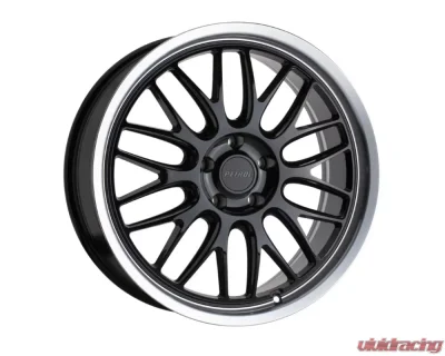 Petrol P4C Wheel 18x8 5x115 40 Gloss Black w/Machined Lip - 1880P4C405115B76