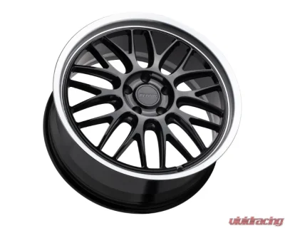 Petrol P4C Wheel 18x8 5x115 40 Gloss Black w/Machined Lip - 1880P4C405115B76