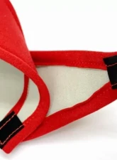 Bride Black Vorga Seat Belt Guide Set Black Red Stitching                                     - K26APO - Image 4