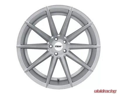 TSW Clypse Wheel 20x10 5x120 40mm Titanium w/ Matte Brushed Face - 2010CLP405120S76