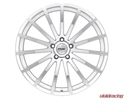 TSW Mallory Wheel 20x10 5x114.30 25mm Silver w/ Mirror Cut Face - 2010MAL255114S76