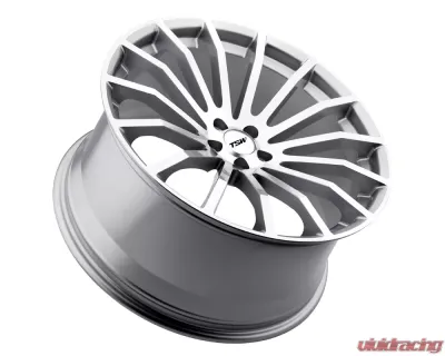 TSW Mallory Wheel 20x10 5x114.30 25mm Silver w/ Mirror Cut Face - 2010MAL255114S76