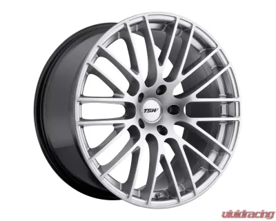 TSW Max Wheel 20x10.5 5x120 25mm Hyper Silver - 2005MAX255120S76