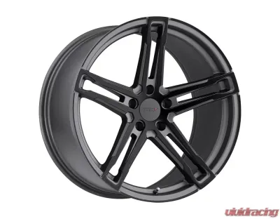 TSW Mechanica Wheel 18x9.5 5x120 39mm Matte Gunmetal w/ Matte Black Face - 1895MEC395120M76