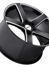 TSW Rivage Gloss Black w/Milled Spoke Wheel 20x10 5x112 54mm                                     - 2010RIV545112B72 - Image 2