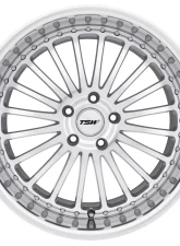 TSW Silverstone Wheel 22x9 5x120 35mm Silver w/ Mirror Cut Face & Lip                                     - 2290SIL355120S76 - Image 3