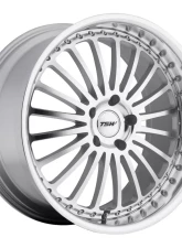 TSW Silverstone Wheel 22x9 5x120 35mm Silver w/ Mirror Cut Face & Lip                                     - 2290SIL355120S76 - Image 3