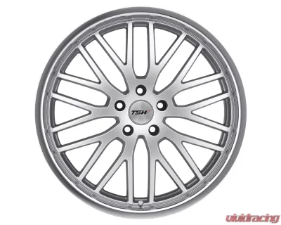 TSW Snetterton Wheel 20x8.5 5x120 35mm Hyper Silver w/ Mirror Cut Lip - 2085SNT355120S76