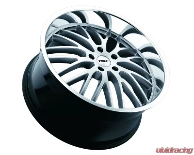 TSW Snetterton Wheel 20x8.5 5x120 35mm Hyper Silver w/ Mirror Cut Lip - 2085SNT355120S76