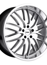 TSW Snetterton Wheel 20x8.5 5x120 35mm Hyper Silver w/ Mirror Cut Lip                                     - 2085SNT355120S76 - Image 3