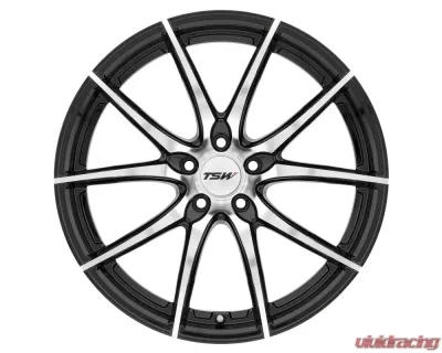 TSW Sprint Wheel 20x8.5 5x114.3 30mm Gloss Black w/ Mirror Cut Face - 2085SPT305114B76