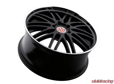 Victor Equipment Lemans Wheel 19x11 5x130 36mm Gloss Black w/ Mirror Cut Lip - 1911VIL365130B71