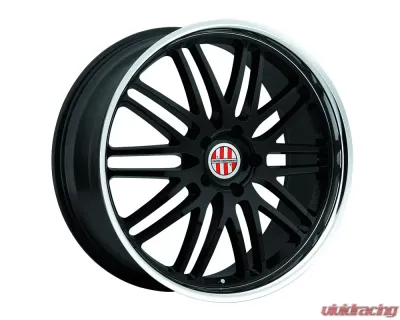 Victor Equipment Lemans Wheel 19x11 5x130 36mm Gloss Black w/ Mirror Cut Lip - 1911VIL365130B71