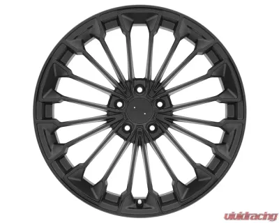 Victor Equipment Wurttemburg Wheel 18x11 5x130 55mm Matte Black w/ Gloss Black Face - 1811VIW555130M71