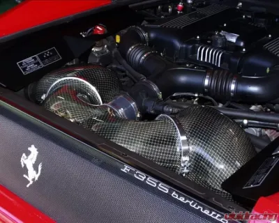 GruppeM Carbon Fiber Ram Air Intake System Ferrari F355 M5.2 V8 3.5 96-99 - FRI-0154