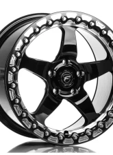 Forgestar D5 Beadlock Wheel 17x10 5x120 45mm Gloss Black w/ Machined Lip                                     - F00170022P45 - Image 7