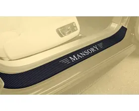 Mansory Carbon Fiber Entrance Panels Blue Lighted Logo Bentley Continental GT | GTC 2016