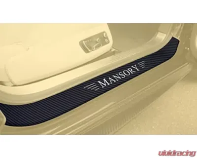 Mansory Carbon Fiber Entrance Panels Blue Lighted Logo Bentley Continental GT | GTC 2016 - 505 395 362