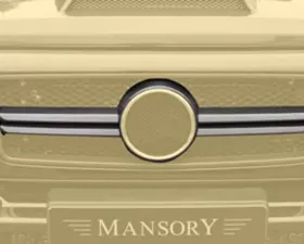 Mansory Glossy Carbon Fiber Mask Cover Grill 2 with Clear Coat Mercedes-Benz G-Class W463 99-17