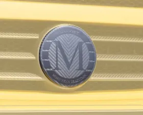Mansory Glossy Carbon Fiber Mansory Badge For Grille Mask Mercedes-Benz G-Class W463 99-17