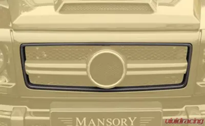 Mansory Glossy Carbon Fiber Mask Cover Frame For Style 1 and 2 Grille Mercedes-Benz G-Class W463 99-17 - 66G 102 361