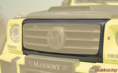 Mansory Matte Carbon Fiber GRONOS Front Mask with Clear Coat Mercedes-Benz G-Class W463 99-17 - 66M 103 371
