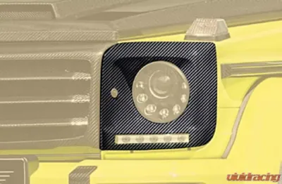 Mansory Matte Headlight Surround Covers Mercedes-Benz G-Class W463 99-17 - 66M 103 501