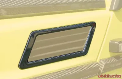 Mansory Matte Carbon Fiber Air Outlet Frame Cover Mercedes-Benz G-Class W463 99-17 - 66M 131 771
