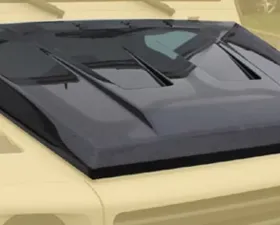 Mansory Glossy Carbon Fiber Carbon Hood Style 1 with Air Outlet Mercedes-Benz G-Class W463 99-17