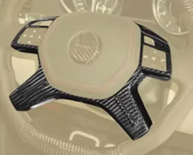 Mansory Glossy Carbon Fiber Steering Wheel Switch Panel Surround Mercedes-Benz G-Class W463 99-17