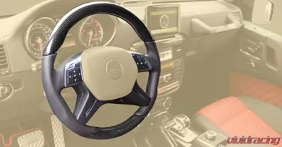 Mansory Glossy Carbon Fiber Sport Steering Wheel Mercedes-Benz G-Class W463 99-17 - 66G 351 441