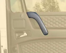 Mansory Glossy Carbon Fiber Door Handle Cover Set Mercedes-Benz G-Class W463 99-17