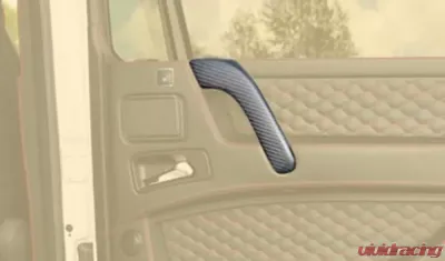 Mansory Glossy Carbon Fiber Door Handle Cover Set Mercedes-Benz G-Class W463 99-17 - 66G 373 021