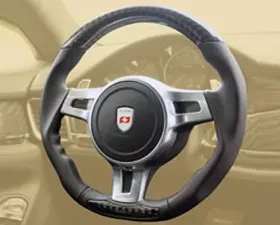 Mansory Sport Steering Wheel Leather | Alcantera with Mansory Logo Porsche 991 Carrera | Carrera S 12-16