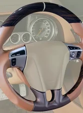 Mansory Sport Steering Wheel Leather | Wood with Mansory Logo Bentley Continental Flying Spur W12 14-15                                     - BFS 351 445 - Image 2