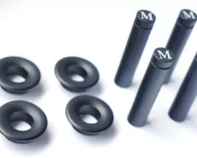 Mansory 4-Piece Black Doorlock Pin Set Cabrio Mercedes-Benz G-Class W463 99-17